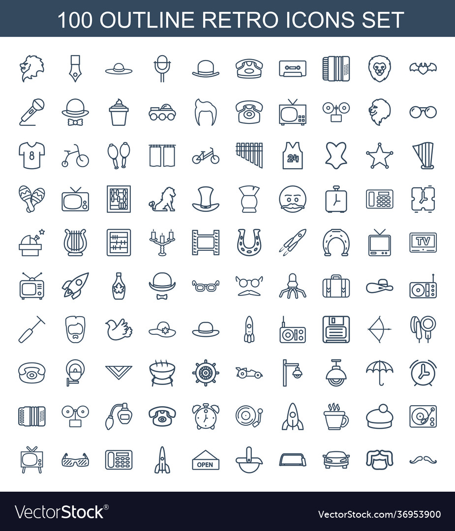 Retro icons