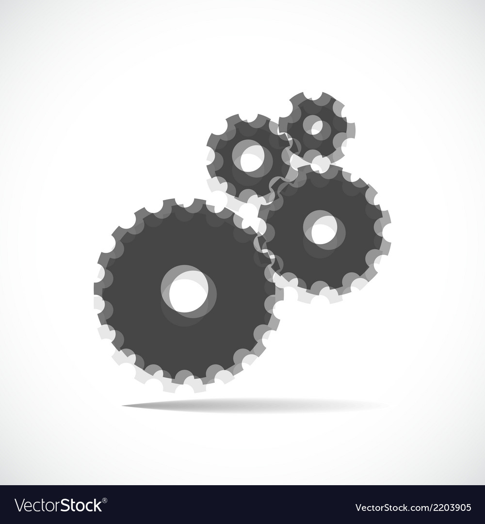 Cogwheels Gears Royalty Free Vector Image - Vectorstock