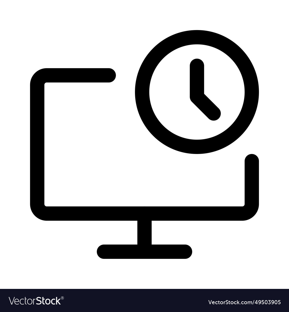 displaying-the-current-time-and-date-information-vector-image