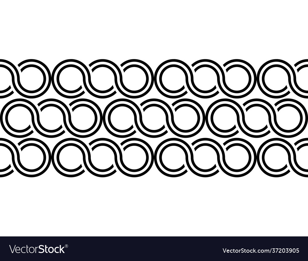 Greek waves seamless pattern or braided