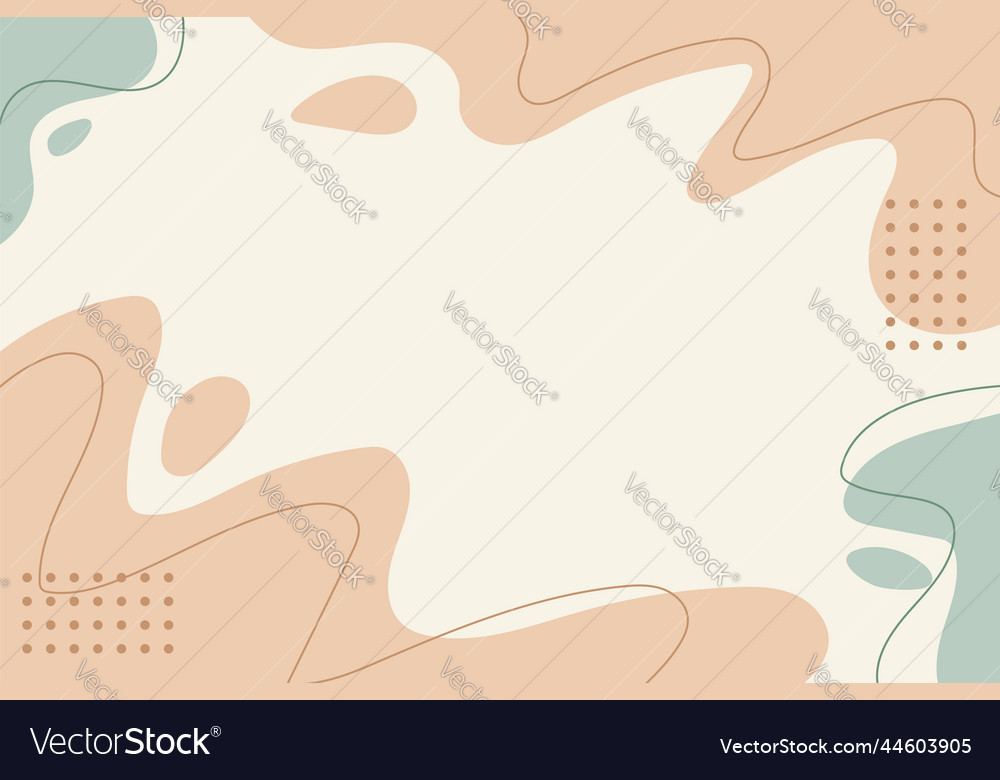 Hand drawn abstract background with flat design Vector Image