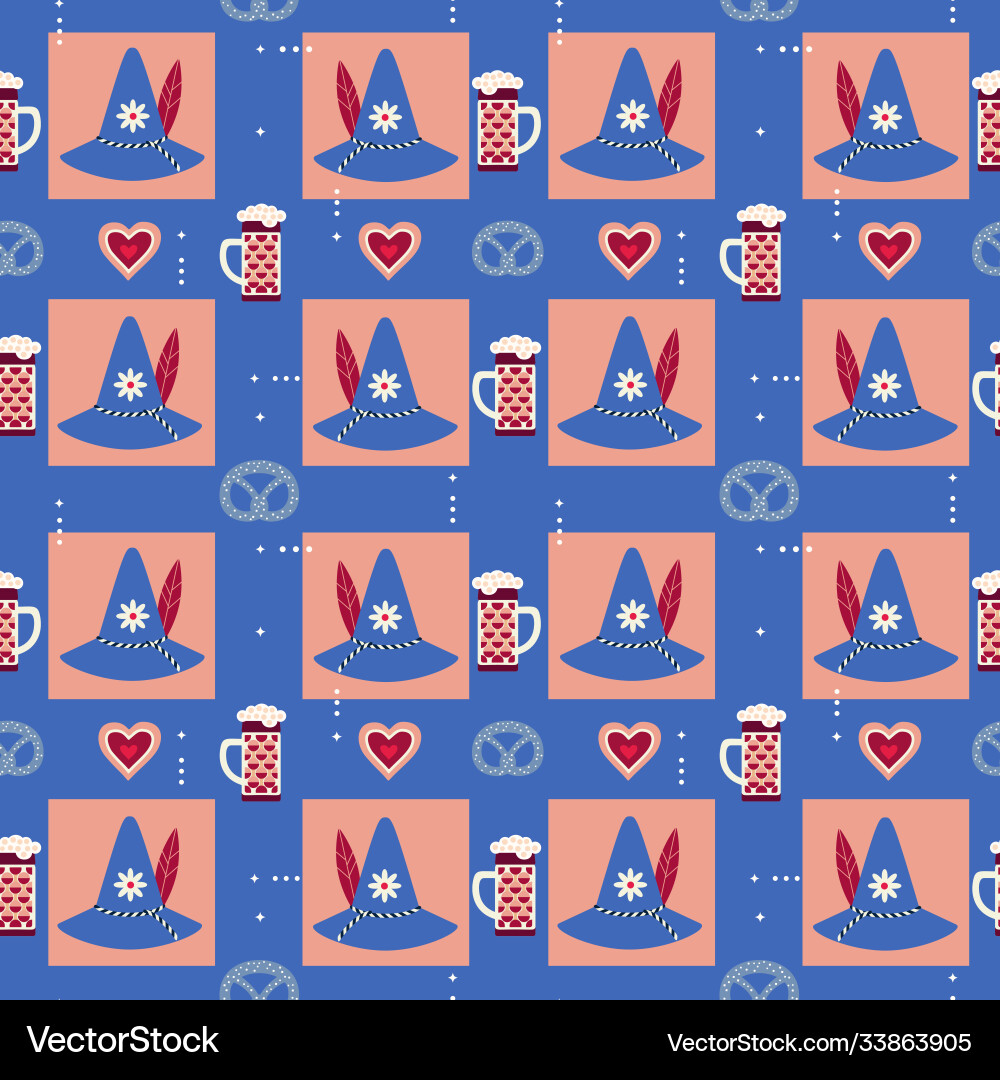 Seamless hand drawn abstract pattern Royalty Free Vector