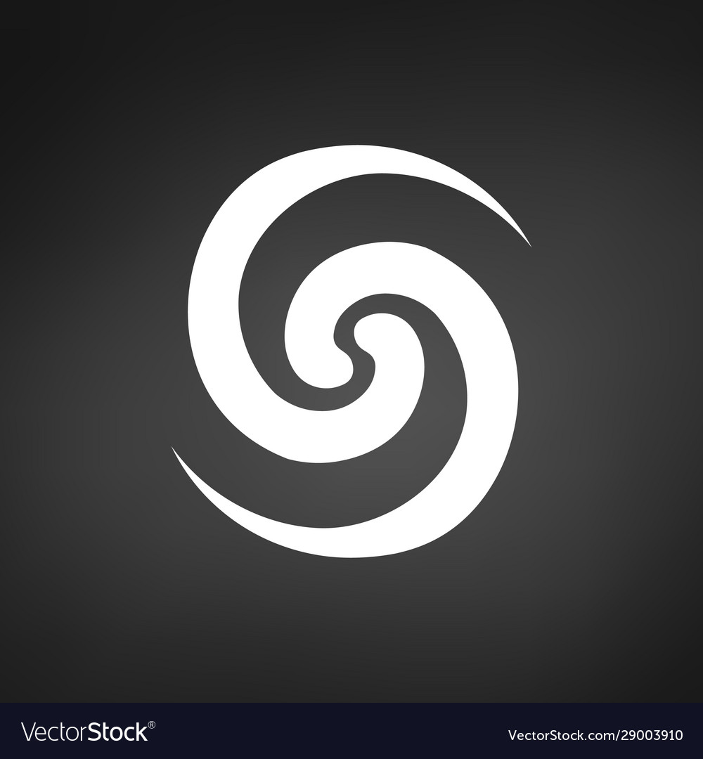 Flower swirl line logo modern stylish identity