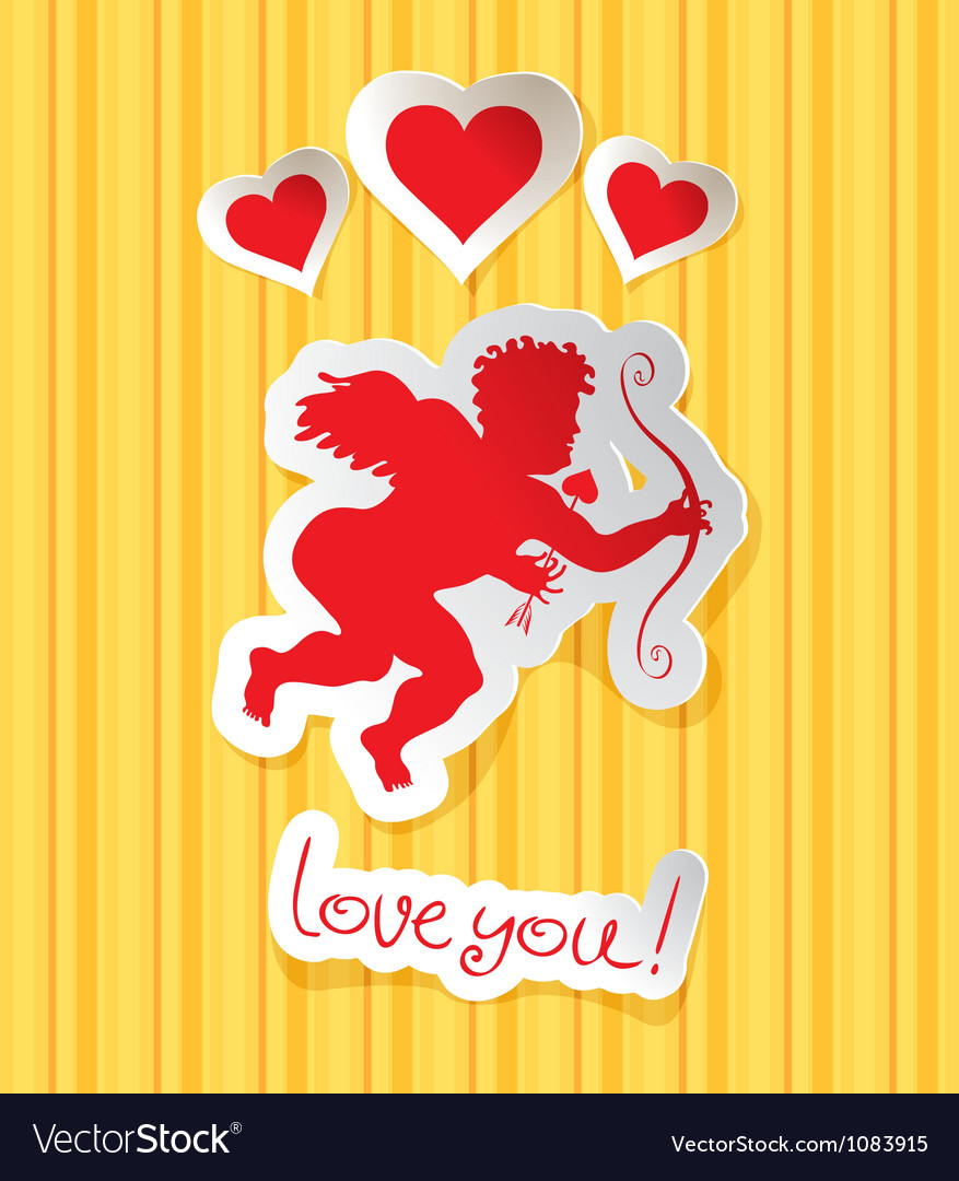 Cupid heart Royalty Free Vector Image - VectorStock