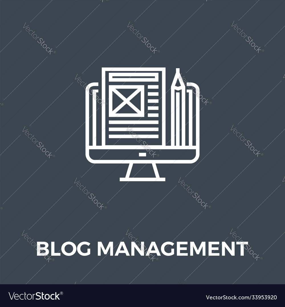 Blog management icon