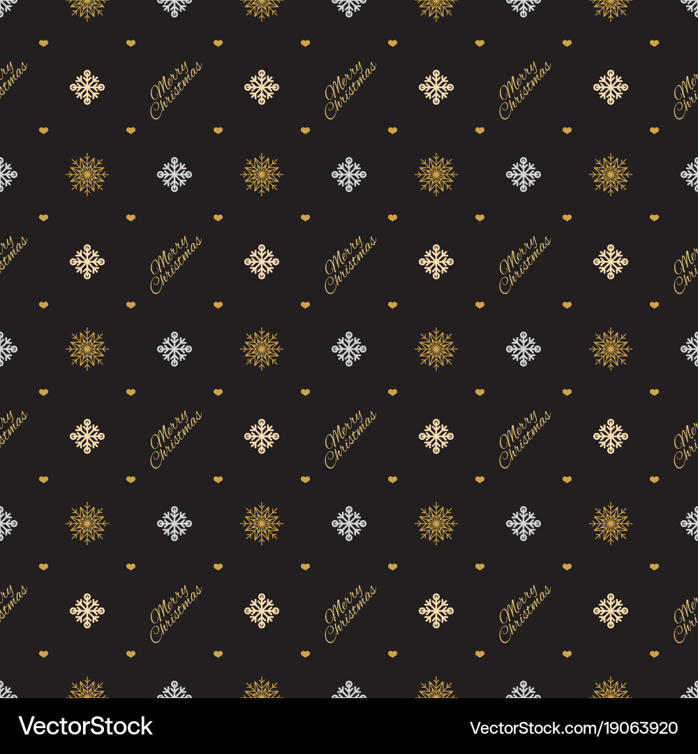 Christmas retro seamless pattern background Vector Image