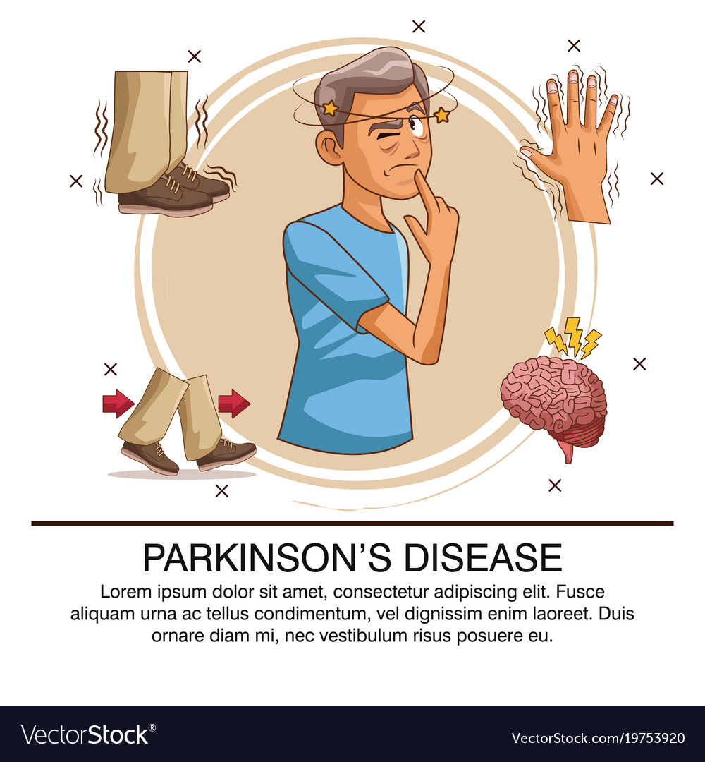 Parkinsons Disease Infographic Royalty Free Vector Image 5063