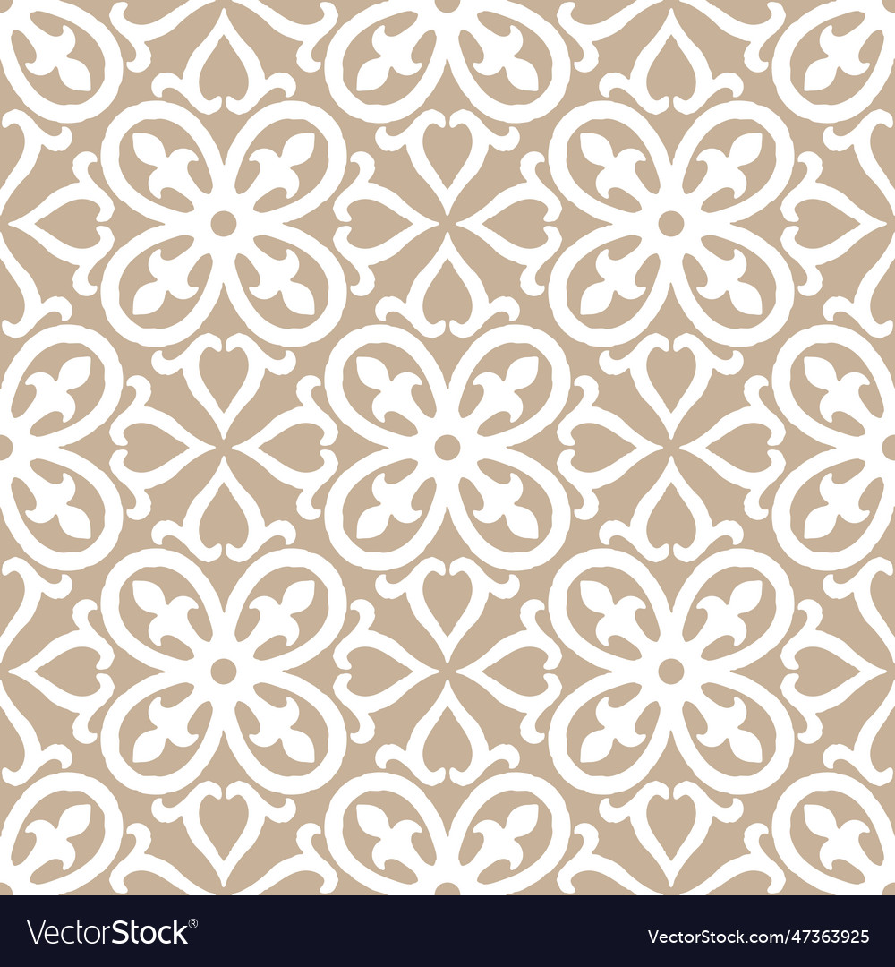 Ancient ceramic tile pattern wall or floor Vector Image