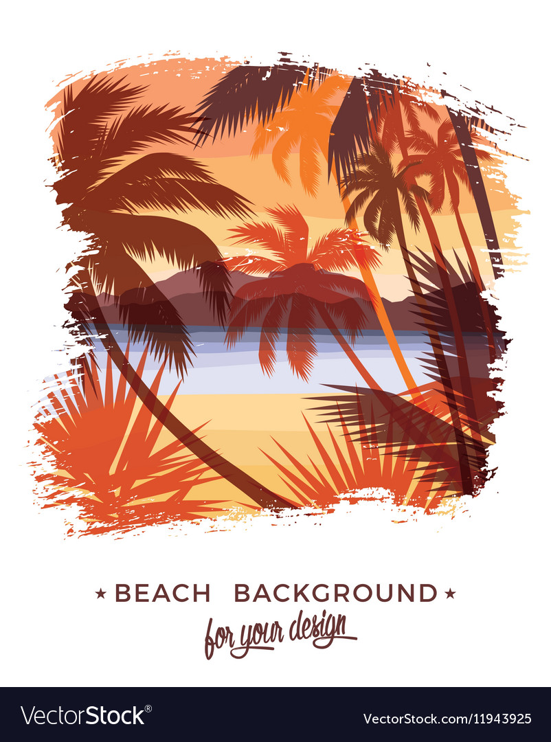 Beach summer background