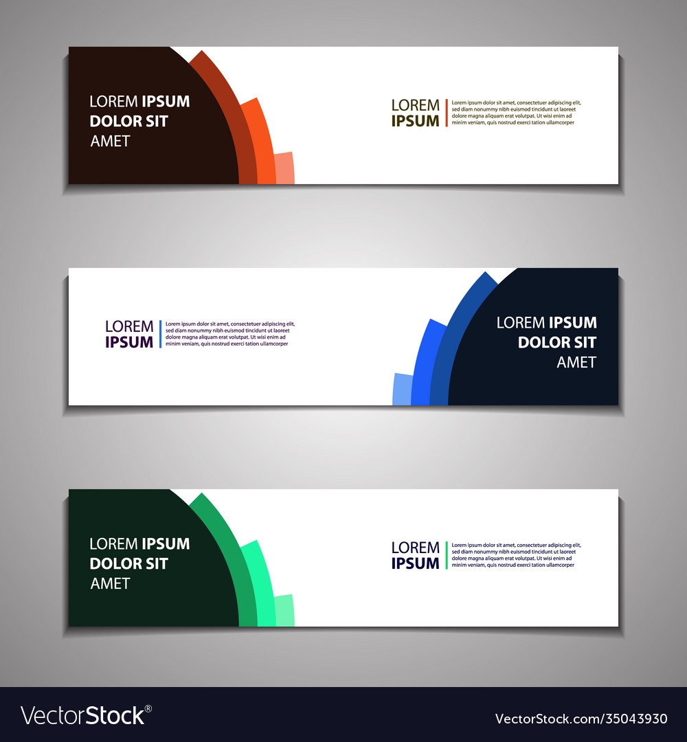 Label banner background modern business corporate Vector Image