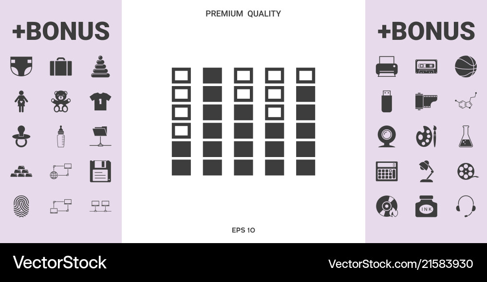 Spectrum analyzer equalizer icon Royalty Free Vector Image