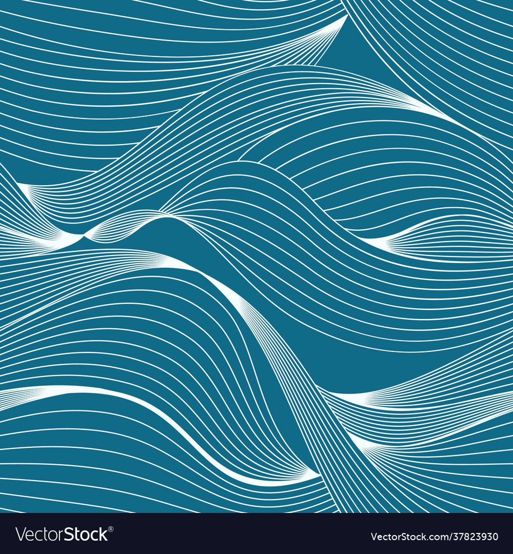 Warped lines background vector image Warped lines background