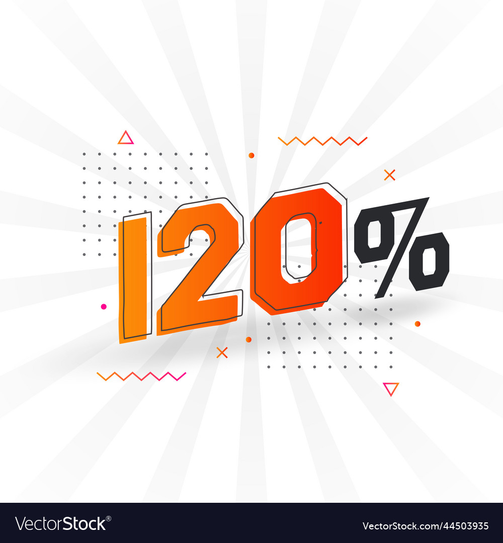 120 discount marketing banner promotion