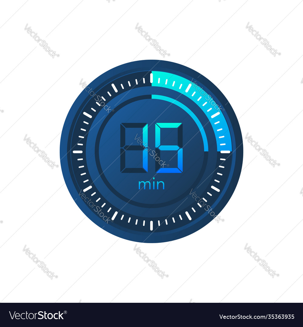 15 minutes stopwatch icon