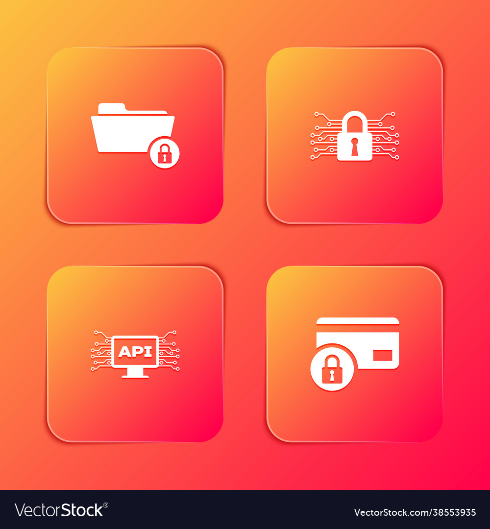 Set folder and lock cyber security computer api