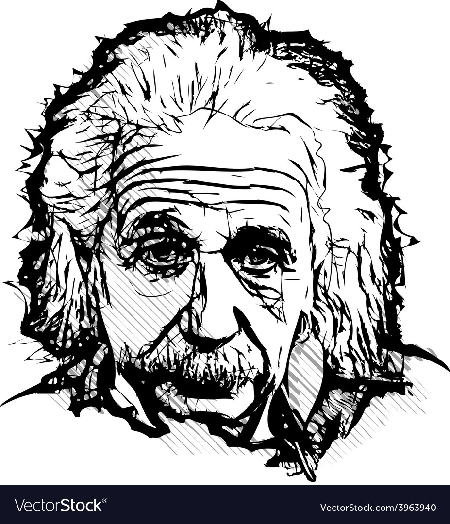 Albert Einstein Vector Art