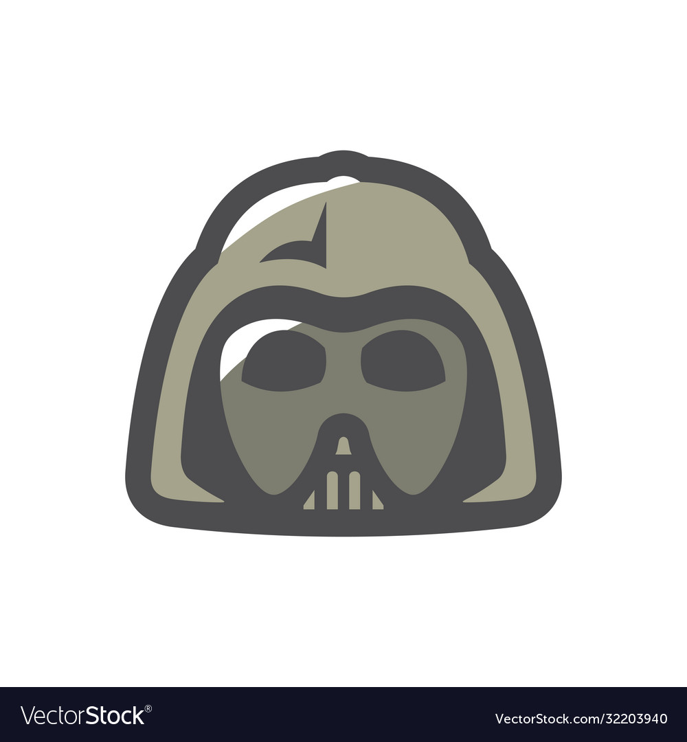 Alien warrior halloween mask cartoon Royalty Free Vector Alien warrior halloween mask cartoon Royalty Free Vector