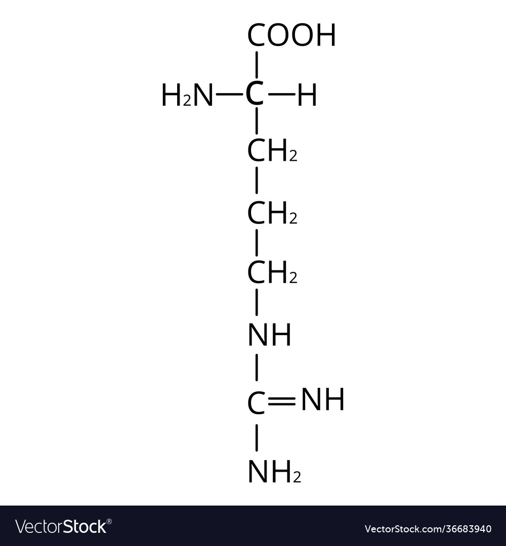 Arginine amino acid chemical molecular formula