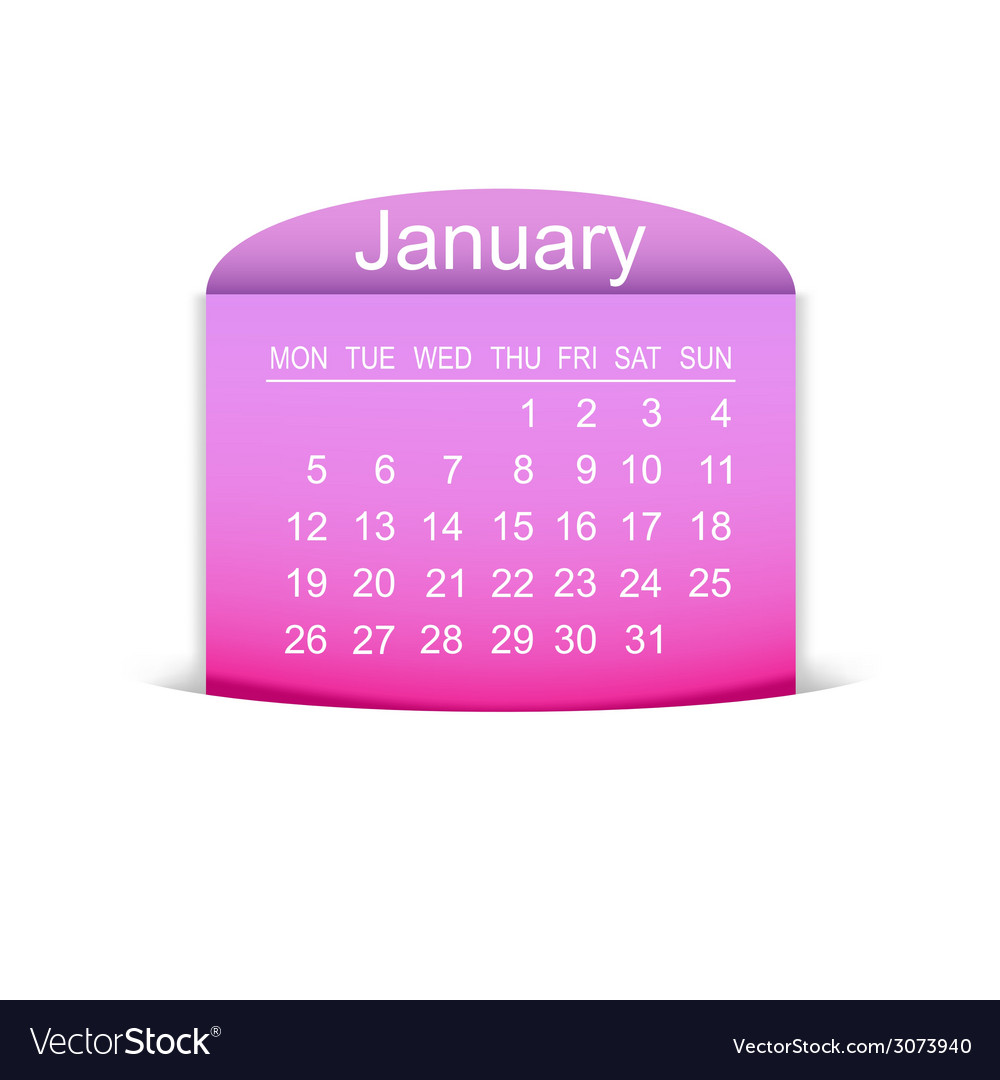 Calendar january 2015