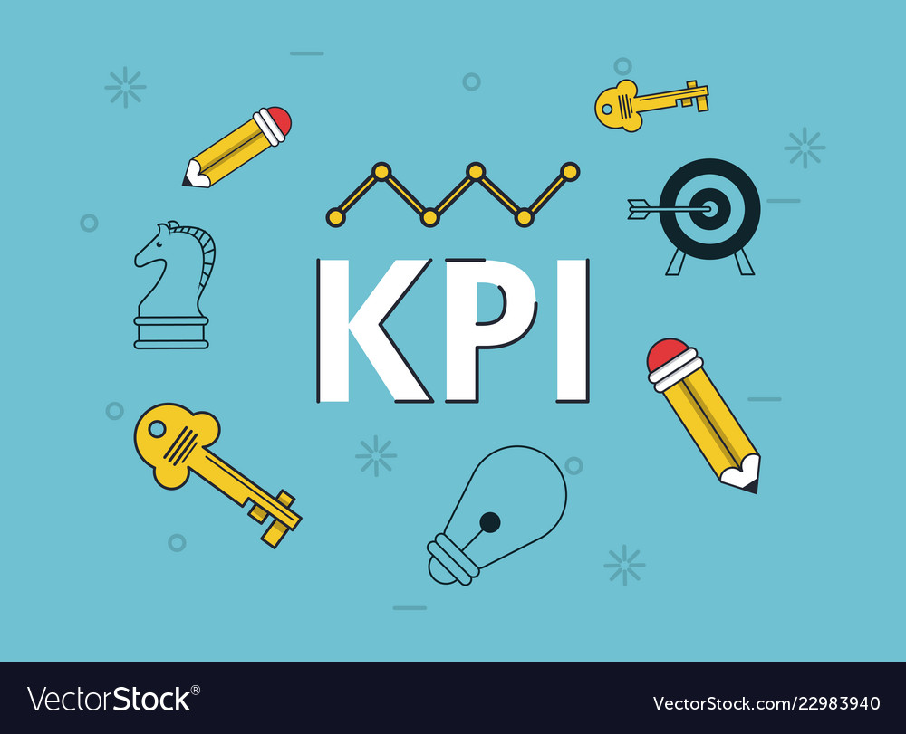 Key performance indicator Royalty Free Vector Image