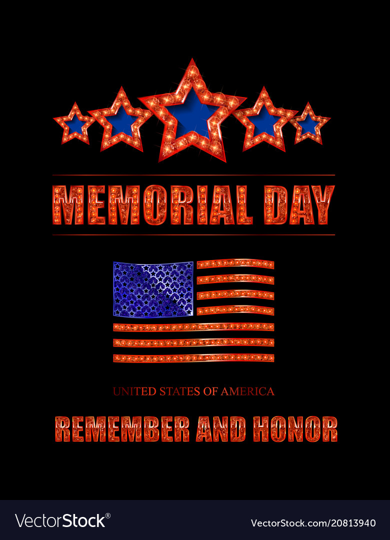 Memorial day background art