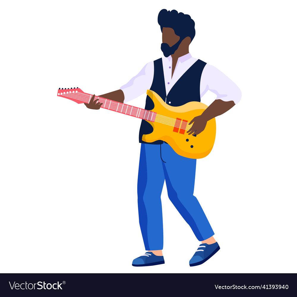 musician-playing-on-electric-guitar-sings-song-vector-image