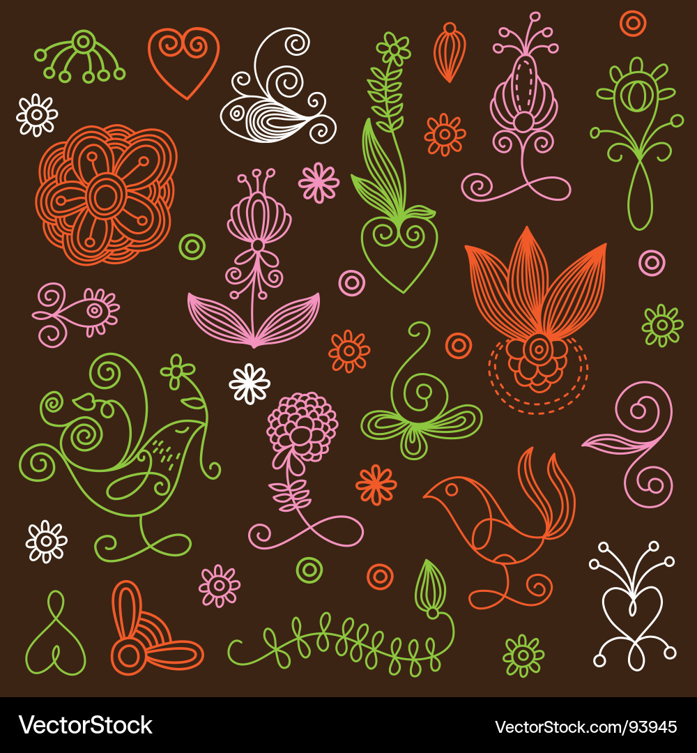 Design elements Royalty Free Vector Image - VectorStock