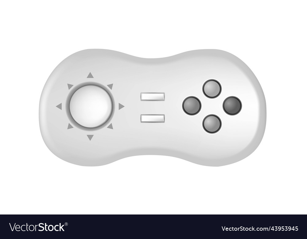 Joystick gadget for playing video games Royalty Free Vector