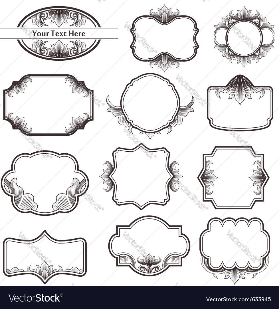 vector ornate frame