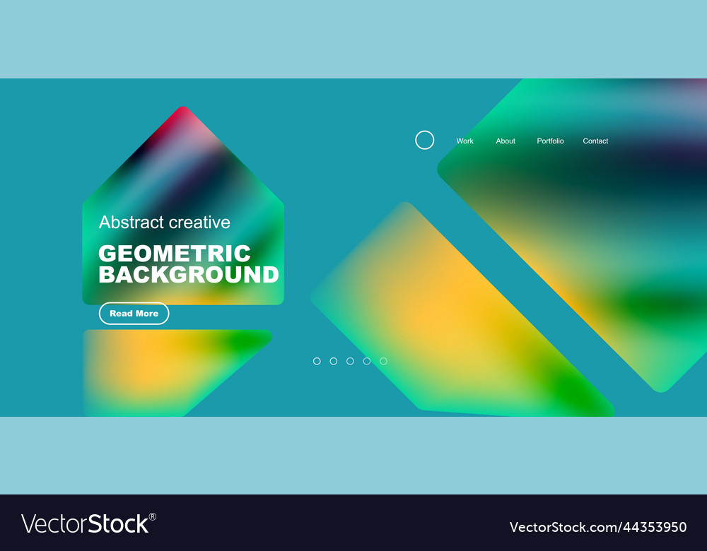 Fluid triangles minimal abstract background Vector Image