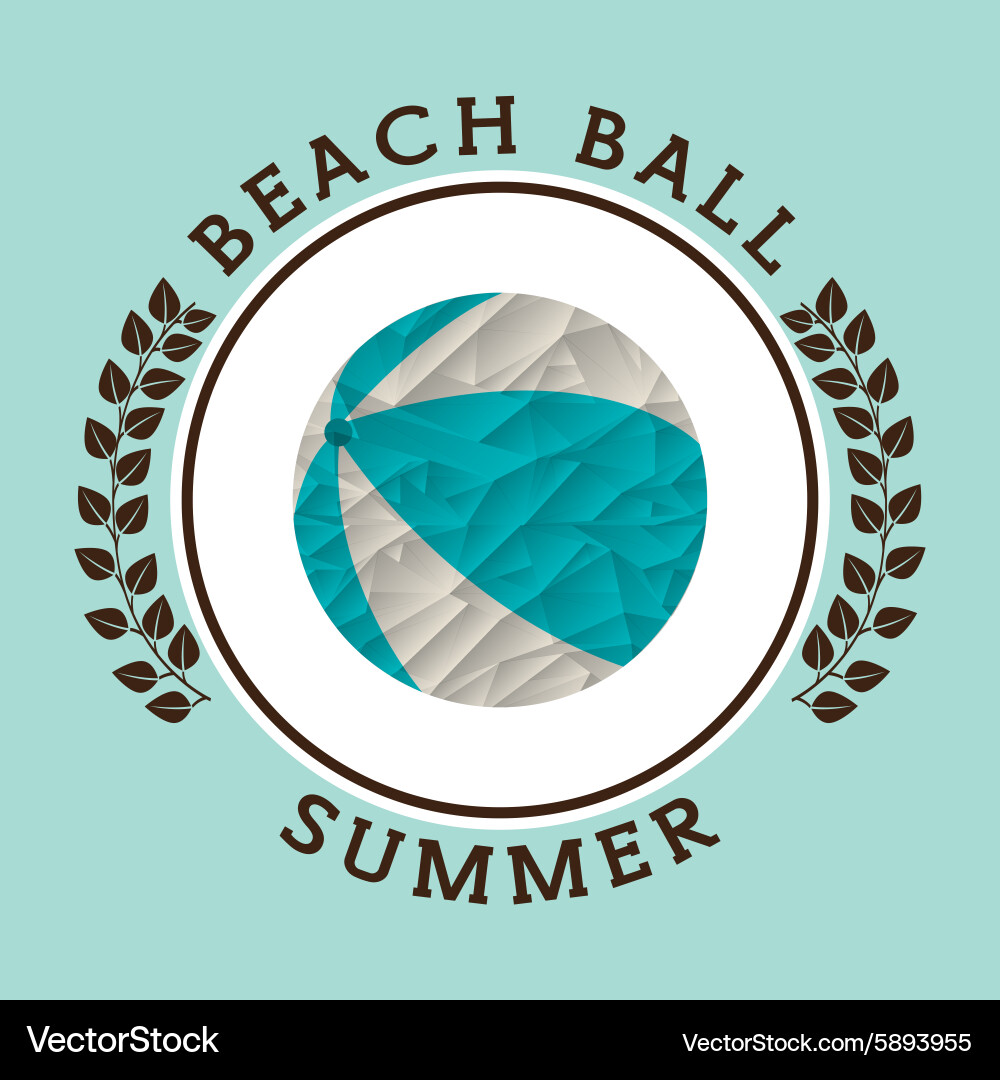 Summer vacations icon Royalty Free Vector Image