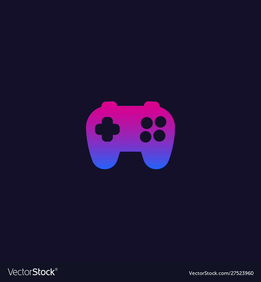 Game stick logo Royalty Free Vector Image - VectorStock