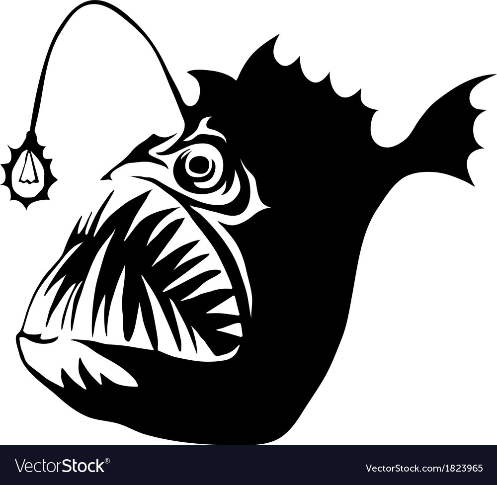 Download Angler fish Royalty Free Vector Image - VectorStock