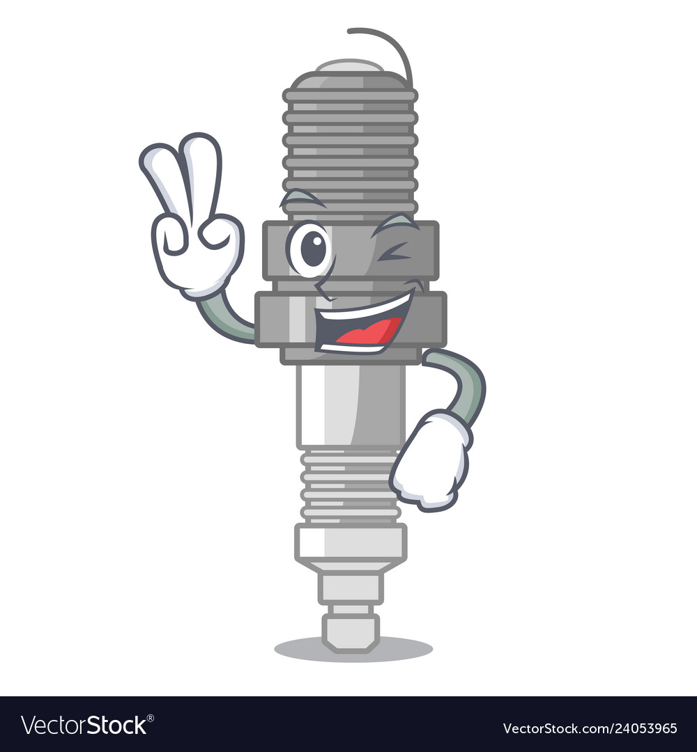 Two finger spark plug in a cartoon box