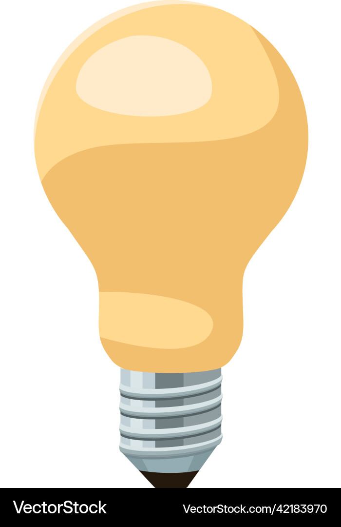 Bulb light idea Royalty Free Vector Image - VectorStock