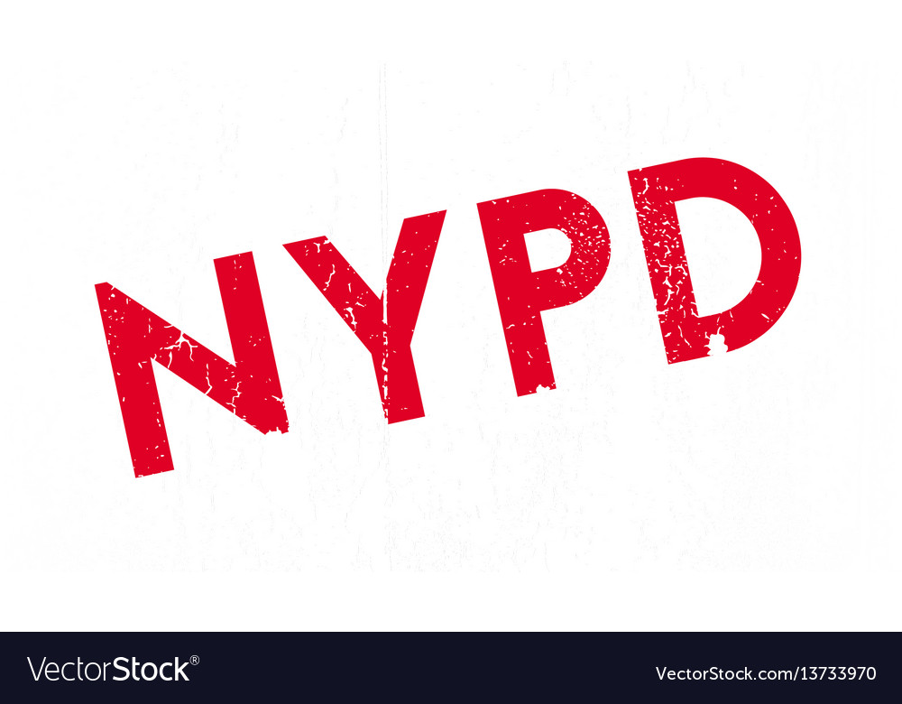 Nypd rubber stamp