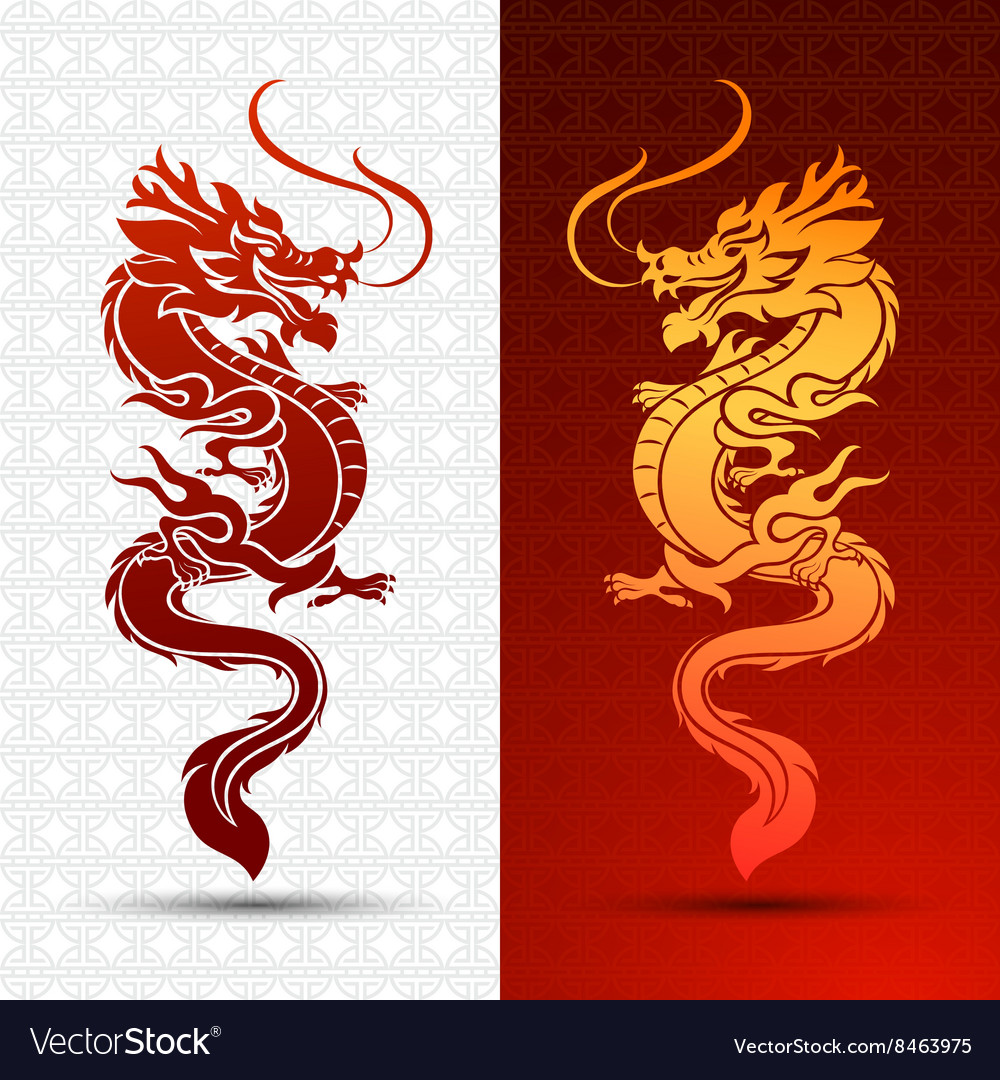 Chinese dragon Royalty Free Vector Image - VectorStock