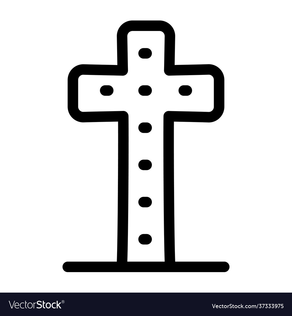 Christian cross Royalty Free Vector Image - VectorStock