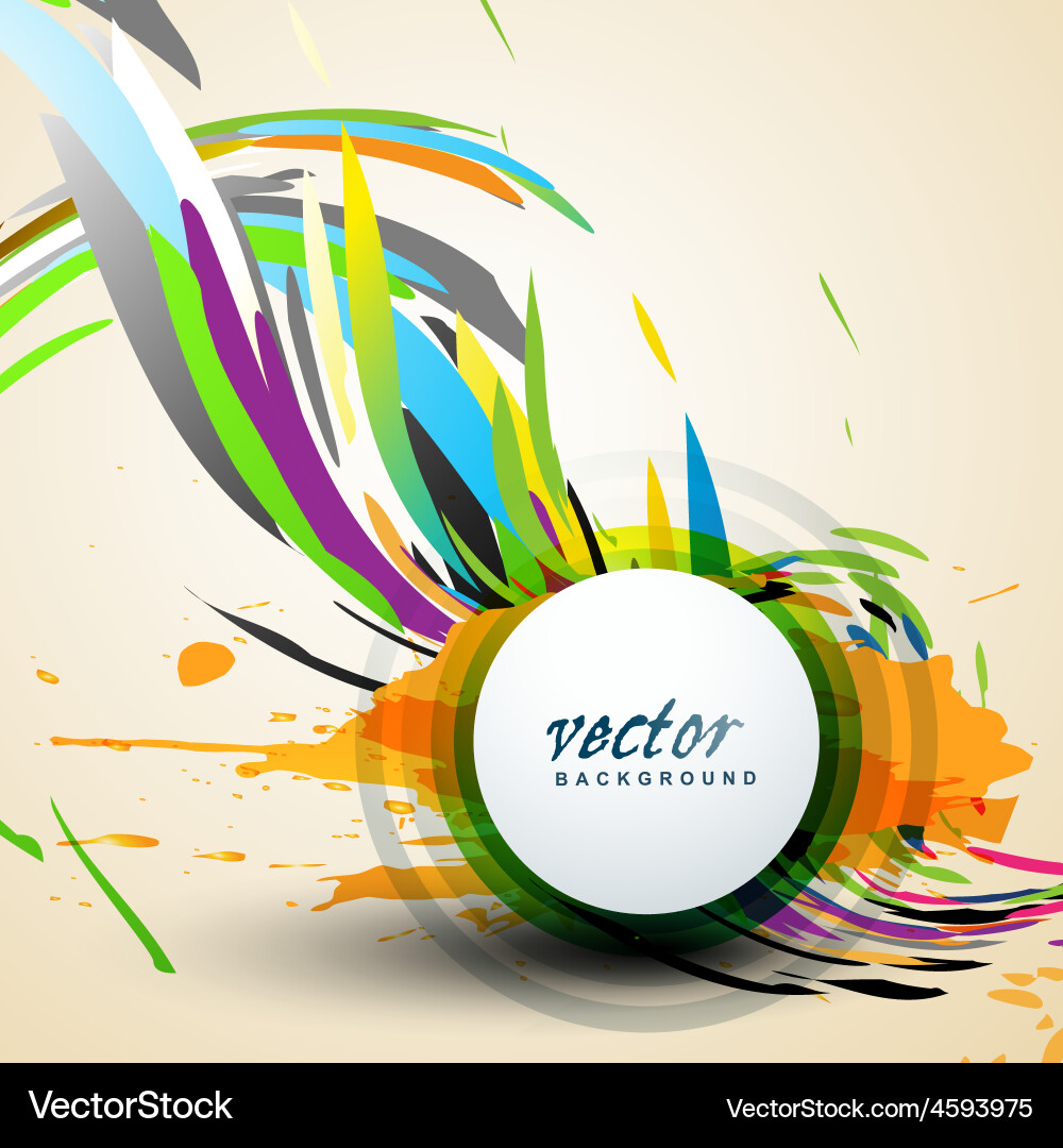 Colorful wave background Royalty Free Vector Image