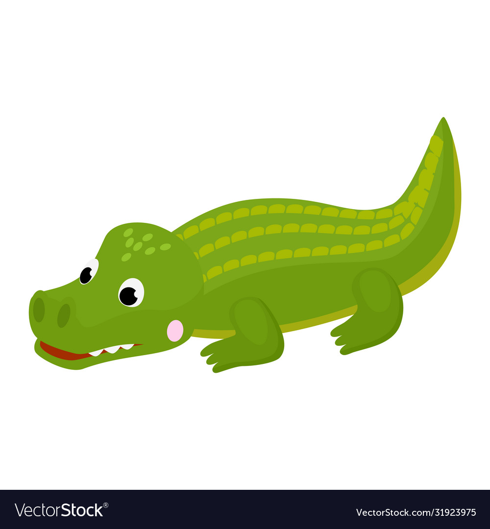 Crocodile cartoon crocodilian character