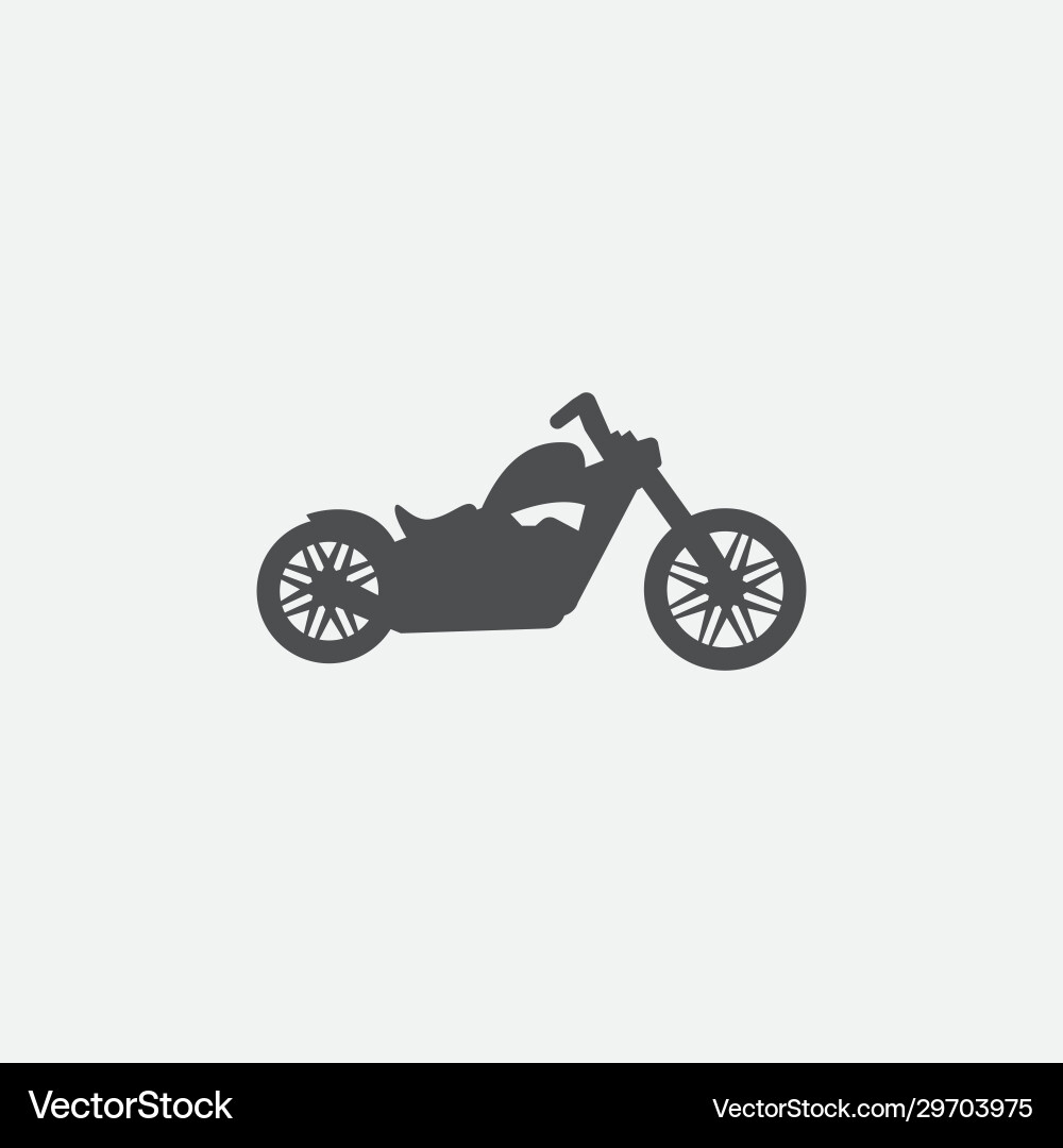 Motorcycle icon Royalty Free Vector Image - VectorStock