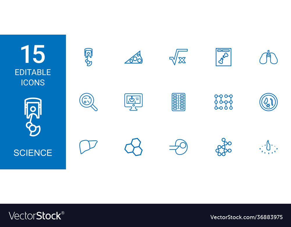 Science icons