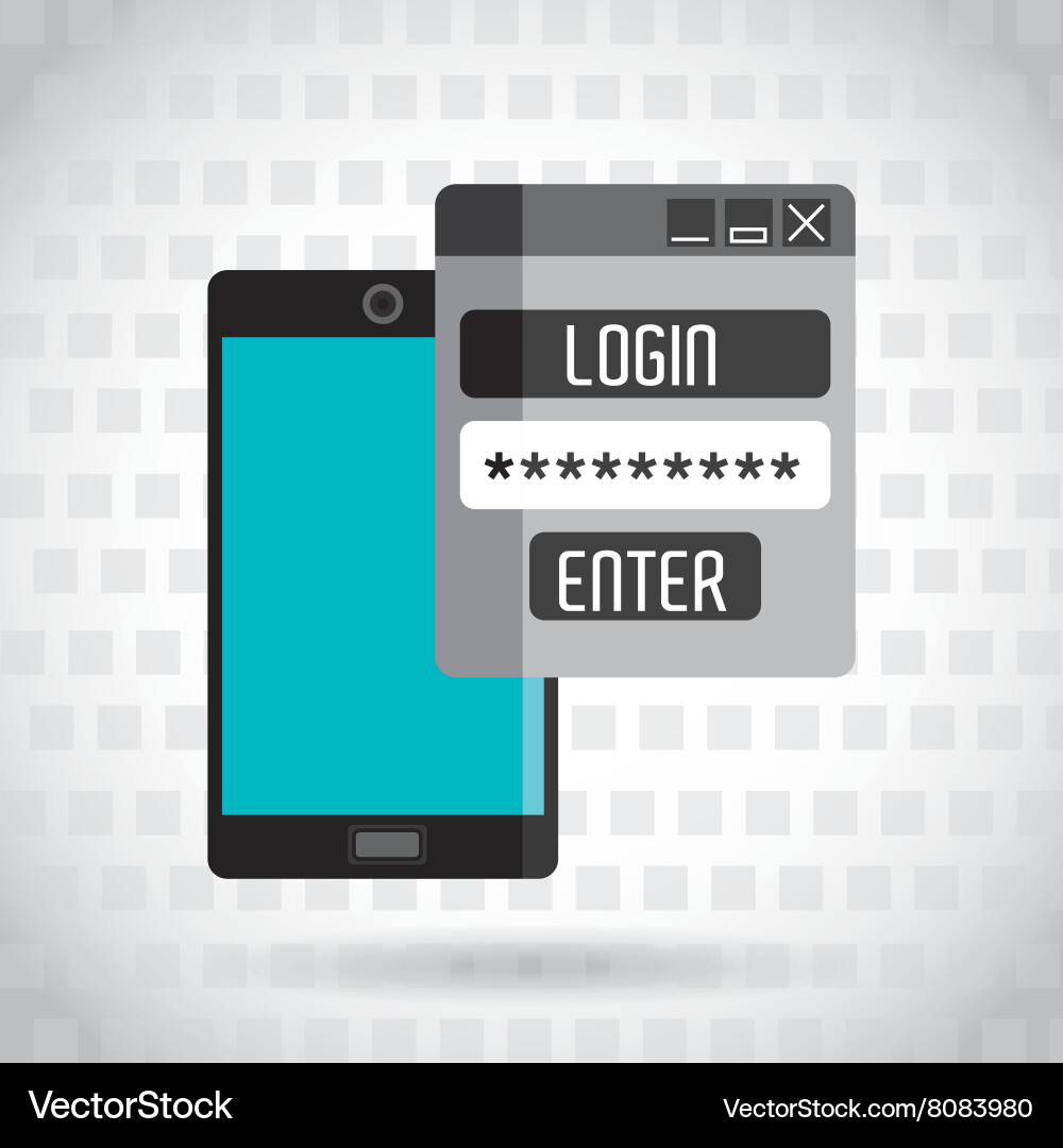 Security system design Royalty Free Vector Image