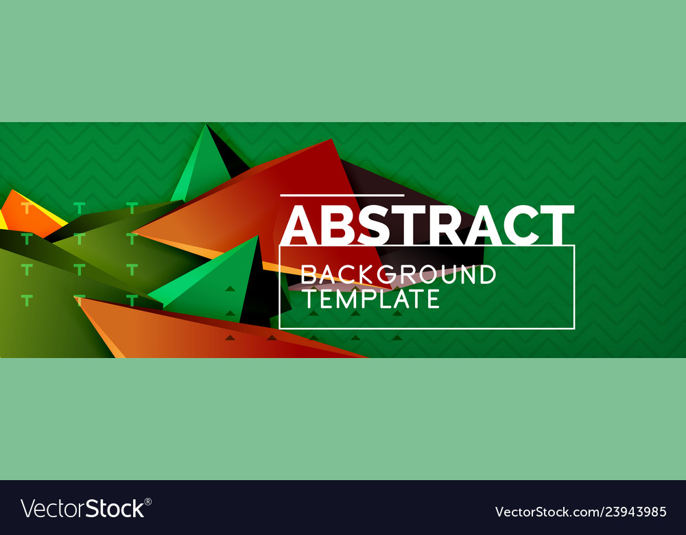 3d triangular shapes abstract background