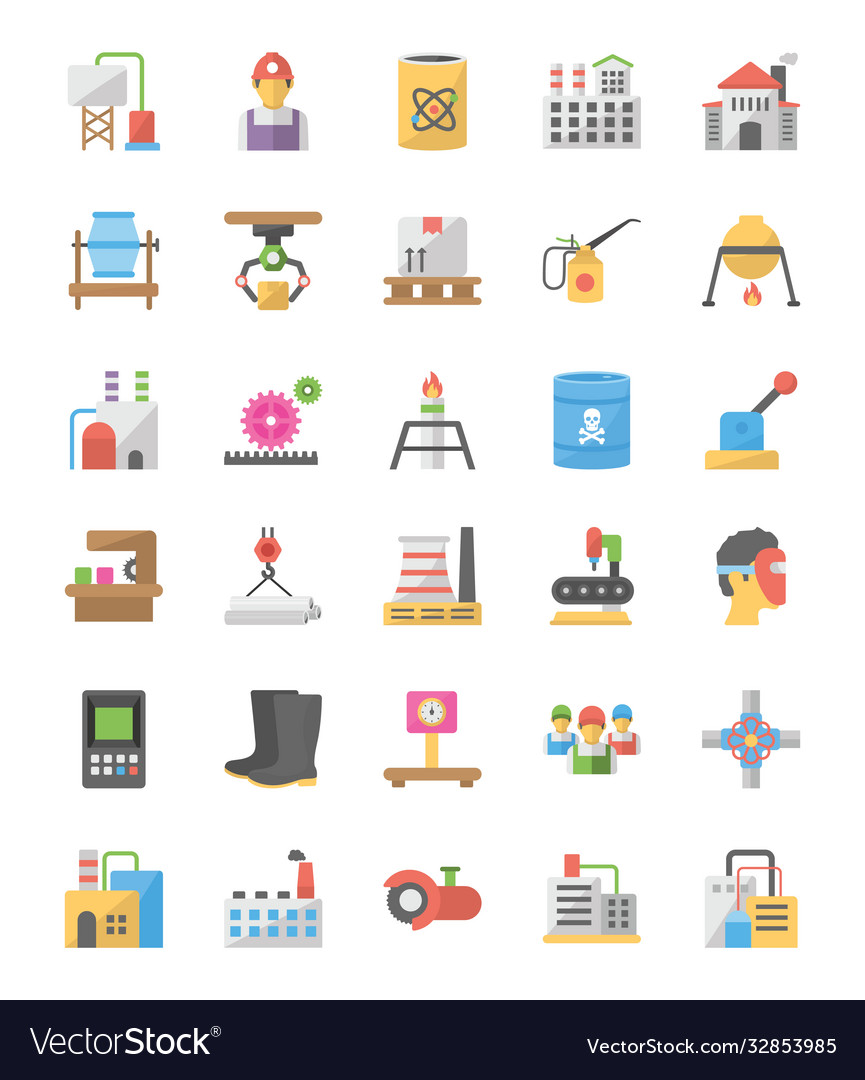 Pack industrial icons