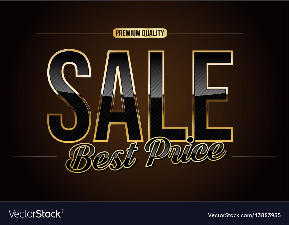 Super sale shiny gold and black color background Vector Image