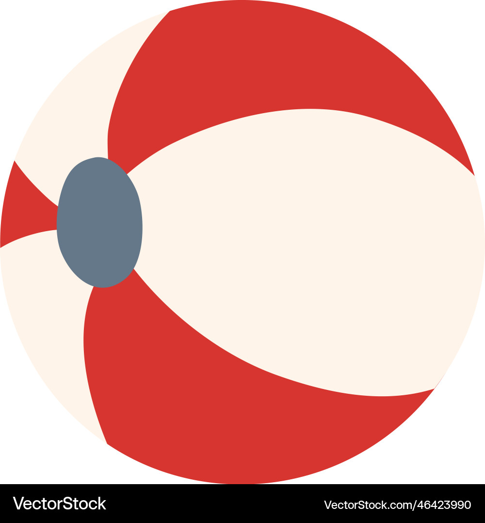 Vector Inflatable Ball Inflatable beach ball Royalty Free Vector Image