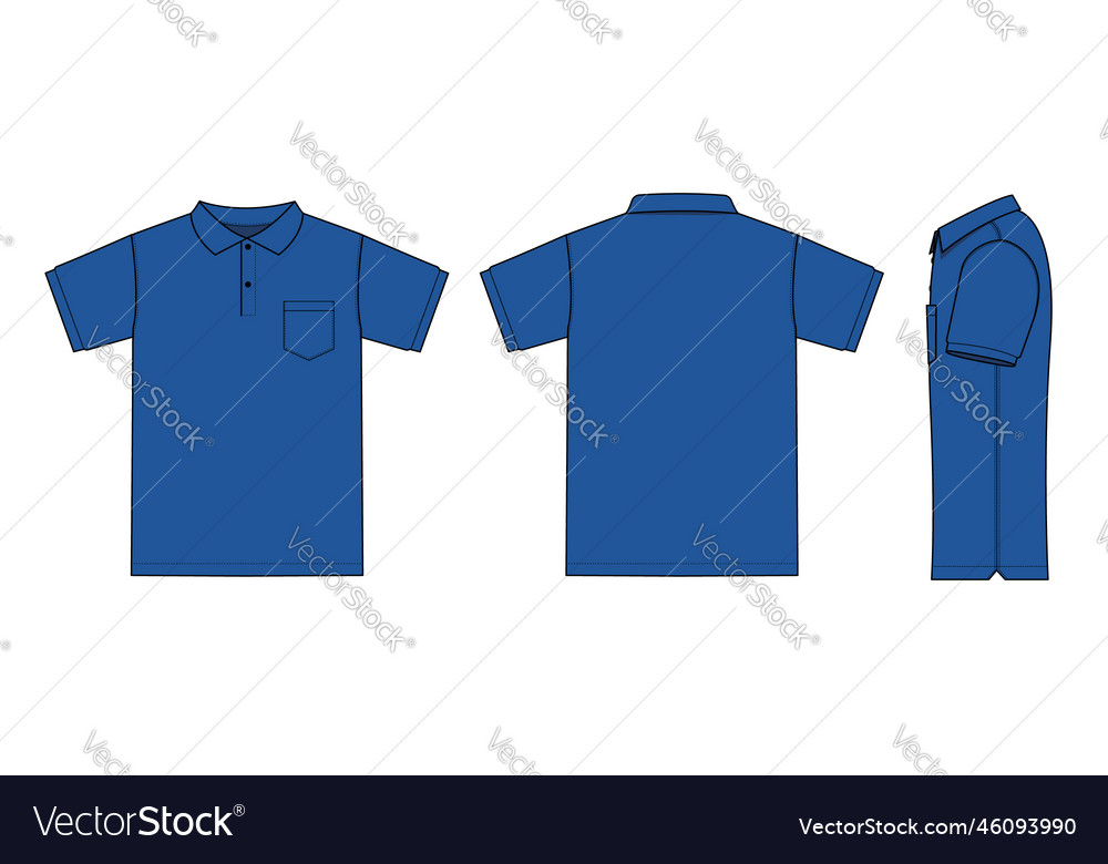 Polo shirt Royalty Free Vector Image - VectorStock