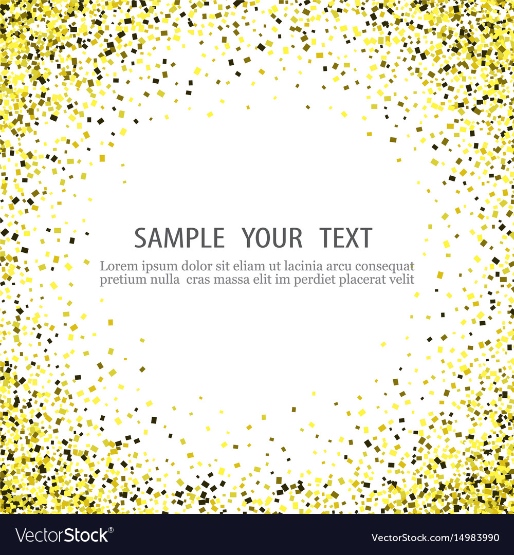 Texture gold glitter particles Royalty Free Vector Image