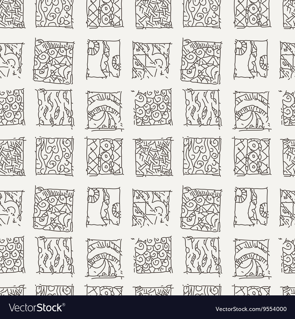Patterned background in the style of maya Vector Image